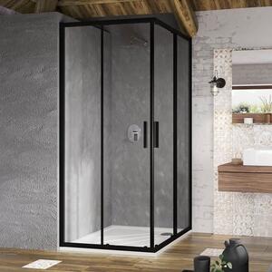 90 cm-es négyzet alakú zuhanykabin Ravak Blix Slim X1LM70300Z1