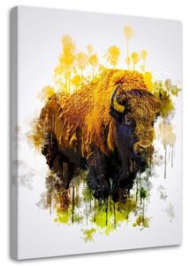 Gario Vászonkép Nagy bölény - Cornel Vlad Méret: 40 x 60 cm