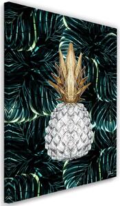 Gario Vászonkép Gyémánt ananász - Rubiant Méret: 40 x 60 cm
