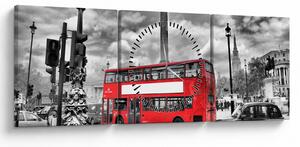 Kép - Trafalgar tér (órával) (90x30 cm)