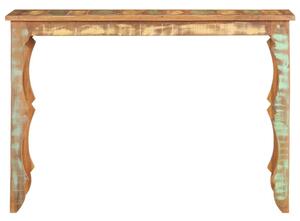 Tömör újrahasznosított fa tálalóasztal 110 x 40 x 76 cm