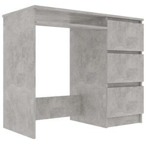 VidaXL Íróasztal - Betonszürke - 90x45x76 cm