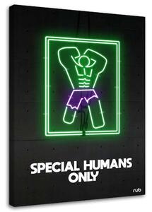 Gario Vászonkép Hulk neon - Rubiant Méret: 40 x 60 cm