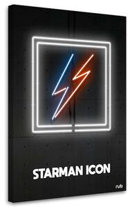 Gario Vászonkép Neon szuper villám - Rubiant Méret: 40 x 60 cm