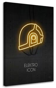 Gario Vászonkép Neonsárga ikon - Rubiant Méret: 40 x 60 cm