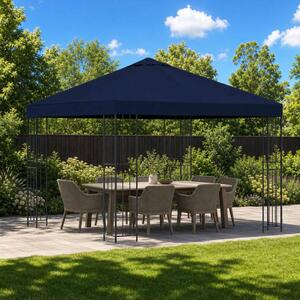 Pavilon 3 x 3 m Kék Poliészter és acél 190 gsm