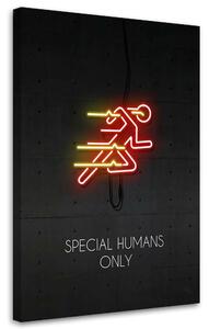 Gario Vászonkép Neon gyors - Rubiant Méret: 40 x 60 cm