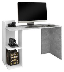Z0ND0 PC asztal Alamein (beton + fehér) . 1116229