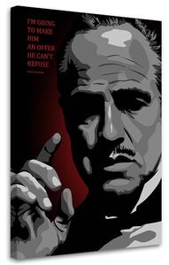 Gario Vászonkép Keresztapa, Vito Corleone - Nikita Abakumov Méret: 40 x 60 cm