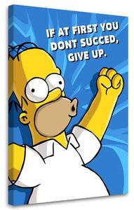 Gario Vászonkép A Simpson család, Homer Simpson - Nikita Abakumov Méret: 40 x 60 cm