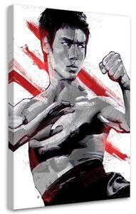 Gario Vászonkép Bruce Lee portré - Nikita Abakumov Méret: 40 x 60 cm