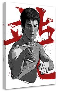 Gario Vászonkép A harcművészetek mestere Bruce Lee - Nikita Abakumov Méret: 40 x 60 cm
