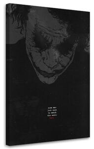 Gario Vászonkép Joker fekete-fehér - Nikita Abakumov Méret: 40 x 60 cm