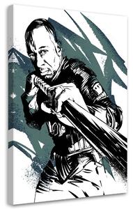 Gario Vászonkép The Walking Dead, Morgan - Nikita Abakumov Méret: 40 x 60 cm