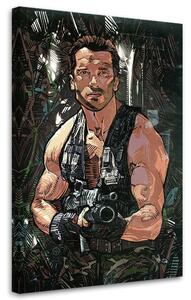 Gario Vászonkép Ragadozó, Arnold Schwarzenegger - Nikita Abakumov Méret: 40 x 60 cm
