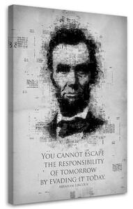 Gario Vászonkép Abraham Lincoln elnök - Gab Fernando Méret: 40 x 60 cm