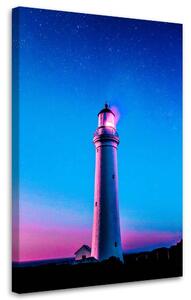 Gario Vászonkép Rózsaszín világítótorony - Gab Fernando Méret: 40 x 60 cm