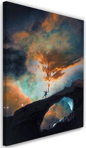 Gario Vászonkép Az ember és a felhők - Rokibul Hasan Méret: 40 x 60 cm