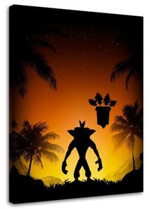 Gario Vászonkép Egy játék karakterének árnyéka - DDJVigo Méret: 40 x 60 cm