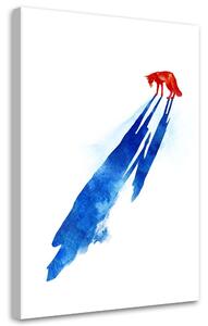 Gario Vászonkép Kék róka árnyék - Robert Farkas Méret: 40 x 60 cm