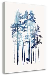 Gario Vászonkép Farkas télen - Robert Farkas Méret: 40 x 60 cm