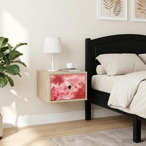 Fali éjjeli szekrény AACHEN 2 db Sonoma Tölgy 36 x 33 x 25 cm
