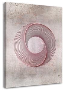 Kép Rózsaszín kör - Andrea Haase Méretek: 40 x 60 cm, Kivitelezés: Vászonkép