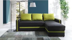 Euforia kényelmes sarok kanapé - zöld