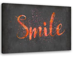 Gario Vászonkép Narancssárga mosoly jel - Andrea Haase Méret: 60 x 40 cm