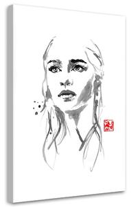 Gario Vászonkép Trónok harca, Daenerys Targaryen - Péchane Méret: 40 x 60 cm