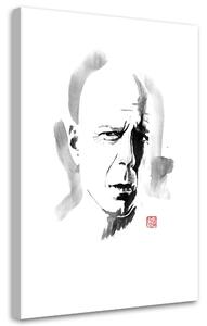 Gario Vászonkép Bruce Willis - Péchane Méret: 40 x 60 cm