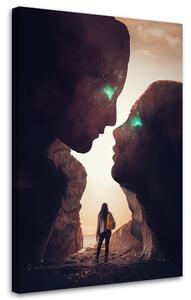 Gario Vászonkép Rocky csók - Patryk Andrzejewski Méret: 40 x 60 cm