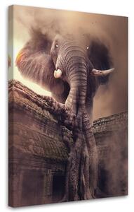 Gario Vászonkép Elefánt az égbol - Patryk Andrzejewski Méret: 40 x 60 cm