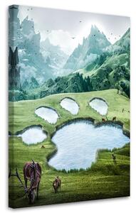 Gario Vászonkép Állati tó - Alex Griffith Méret: 40 x 60 cm