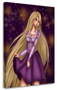 Gario Vászonkép Rapunzel - Crislainy Reis Silva Méret: 40 x 60 cm
