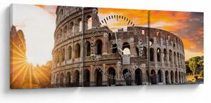Kép - Colosseum Rómában (órával) (90x30 cm)