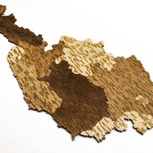 3D Fa Puzzle Fali Dekoráció | Ausztria Térkép - Natura Products