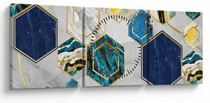 Kép - Márvány kompozíció (órával) (90x30 cm)