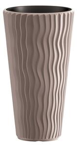 Prosperplast SANDY SLIM virágcserép mokka 34,9 cm