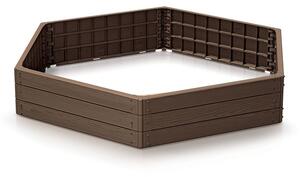Magaságyás Prosperplast BASE WOODY barna 148 cm