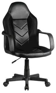 AKORD F4G FG-C18 Gamer Szék Műbőr Fekete Junior