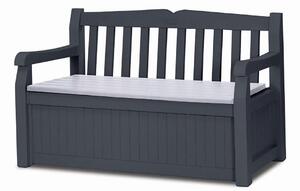 Keter Eden Garden Bench 265L kerti pad, szürke