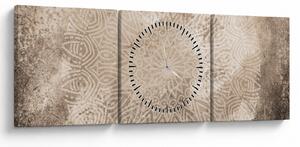 Kép - Mandala (órával) (90x30 cm)