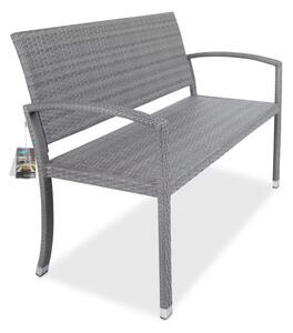 Deuba Kerti rattan pad - szürke
