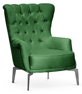 Dana Gold chesterfield tűzött fotel