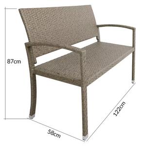 Deuba Kerti rattan pad - bézs