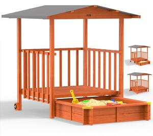 Deuba Sandpit Merle fedett verandával