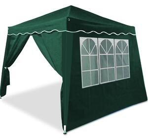 Deuba Kerti pavilon Capri 3x3 m - 2 oldalfal - zöld