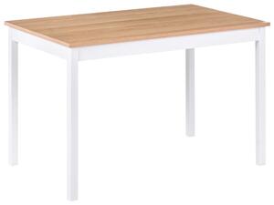 Étkezőasztal HOUSTON Világos tölgy 125 cm 75 cm