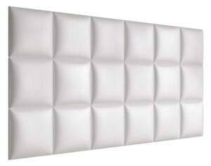 PAG kárpitozott fali panel 30x30 - fehér ökobőr